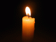 Flickering candle